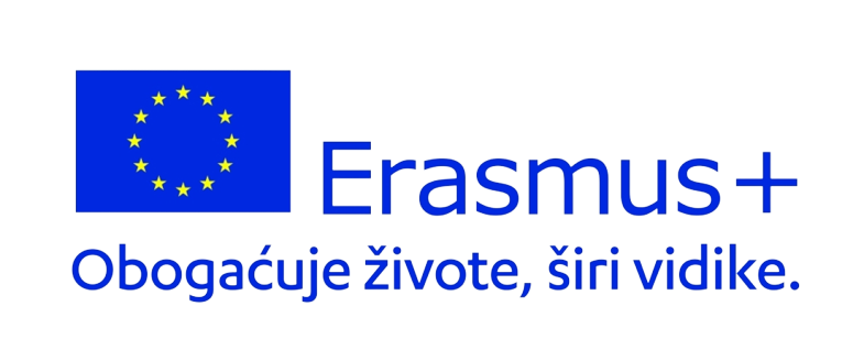 Erasmus- logo, Erasmus+, obogaćuje živote, širi vidike
